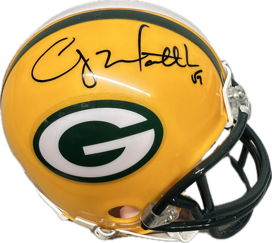 Clay Matthews Green Bay Signed Mini Football Helmet (JSA)