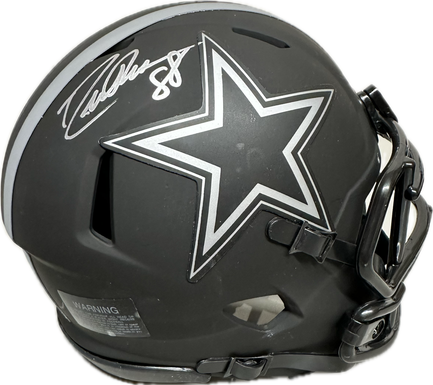 Drew Pearson Dallas Eclipse Signed Mini Football Helmet (JSA)