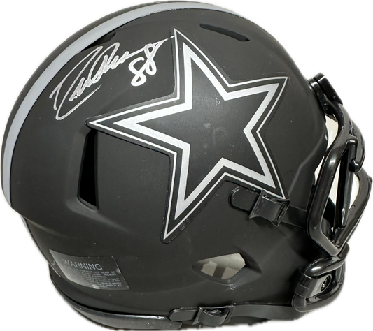 Drew Pearson Dallas Eclipse Signed Mini Football Helmet (JSA)