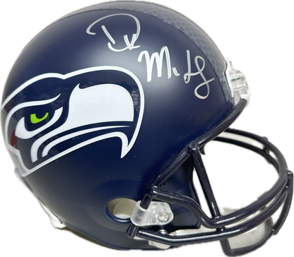 DK Metcalf Full Size Seattle Home Speed Rep Football Helmet (JSA)