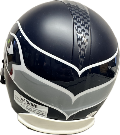 DK Metcalf Full Size Seattle Home Speed Rep Football Helmet (JSA)