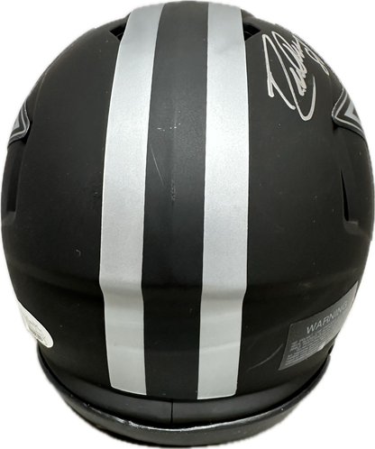 Drew Pearson Dallas Eclipse Signed Mini Football Helmet (JSA)