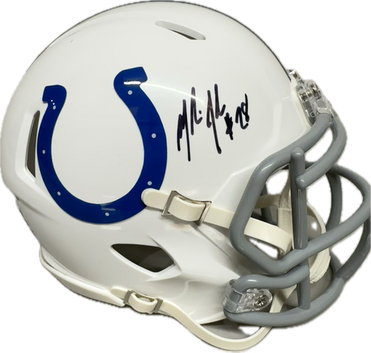 Marlin Jackson Indianapolis Mini Football Helmet (JSA)