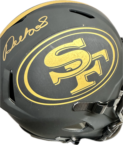 Deebo Samuel San Fransisco Full Size Eclipse Speed Rep Football Helmet (JSA)