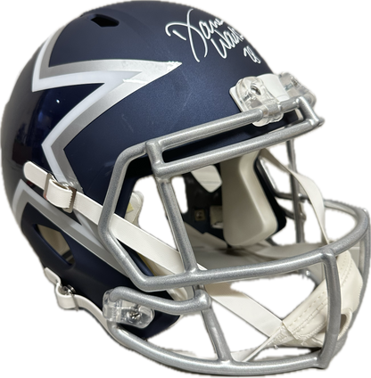 Darren Woodson Dallas Full Size Speed AMP Football Helmet (JSA)