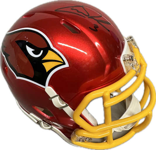 Carson Palmer Arizona Red Mini Football Helmet (JSA)