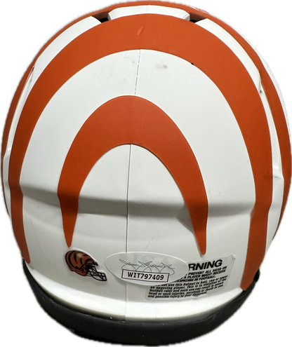 Carson Palmer Cincinnati Lunar Mini Football Helmet (JSA)