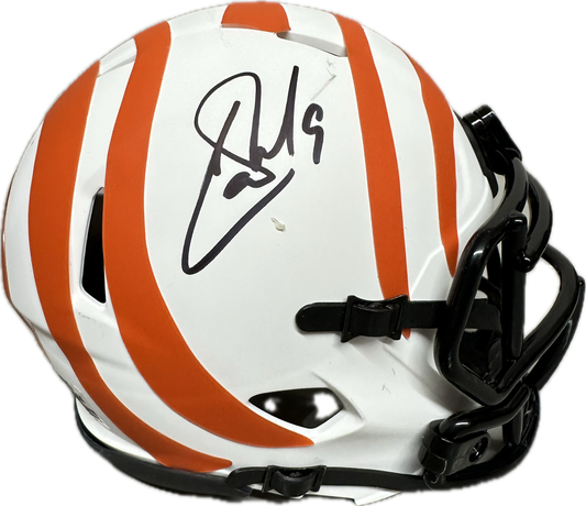 Carson Palmer Cincinnati Lunar Mini Football Helmet (JSA)