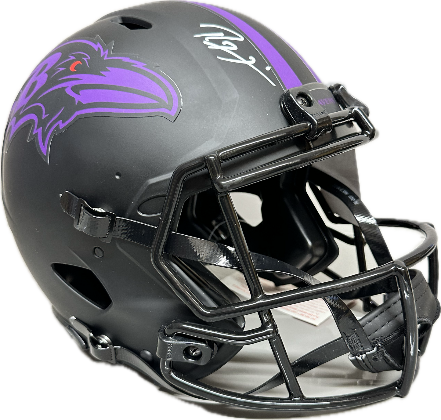 Ray Lewis Baltimore Full Size Eclipse Rep Football Helmet (JSA)