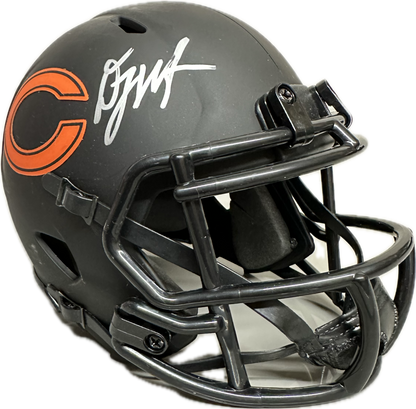 DJ Moore Chicago Black Signed Mini Football Helmet (JSA/PIA)