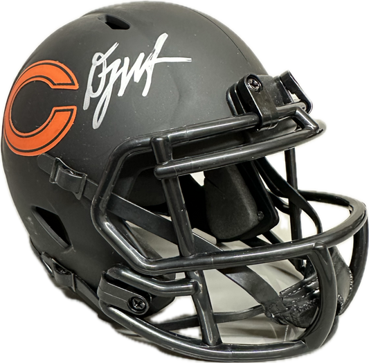 DJ Moore Chicago Black Signed Mini Football Helmet (JSA/PIA)