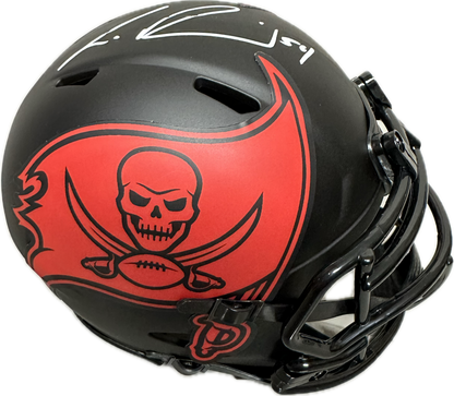 Lavante David Tampa Bay Eclipse Signed Mini Football Helmet (JSA)