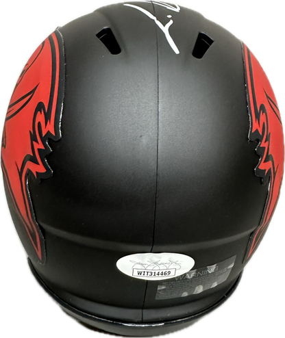 Lavante David Tampa Bay Eclipse Signed Mini Football Helmet (JSA)