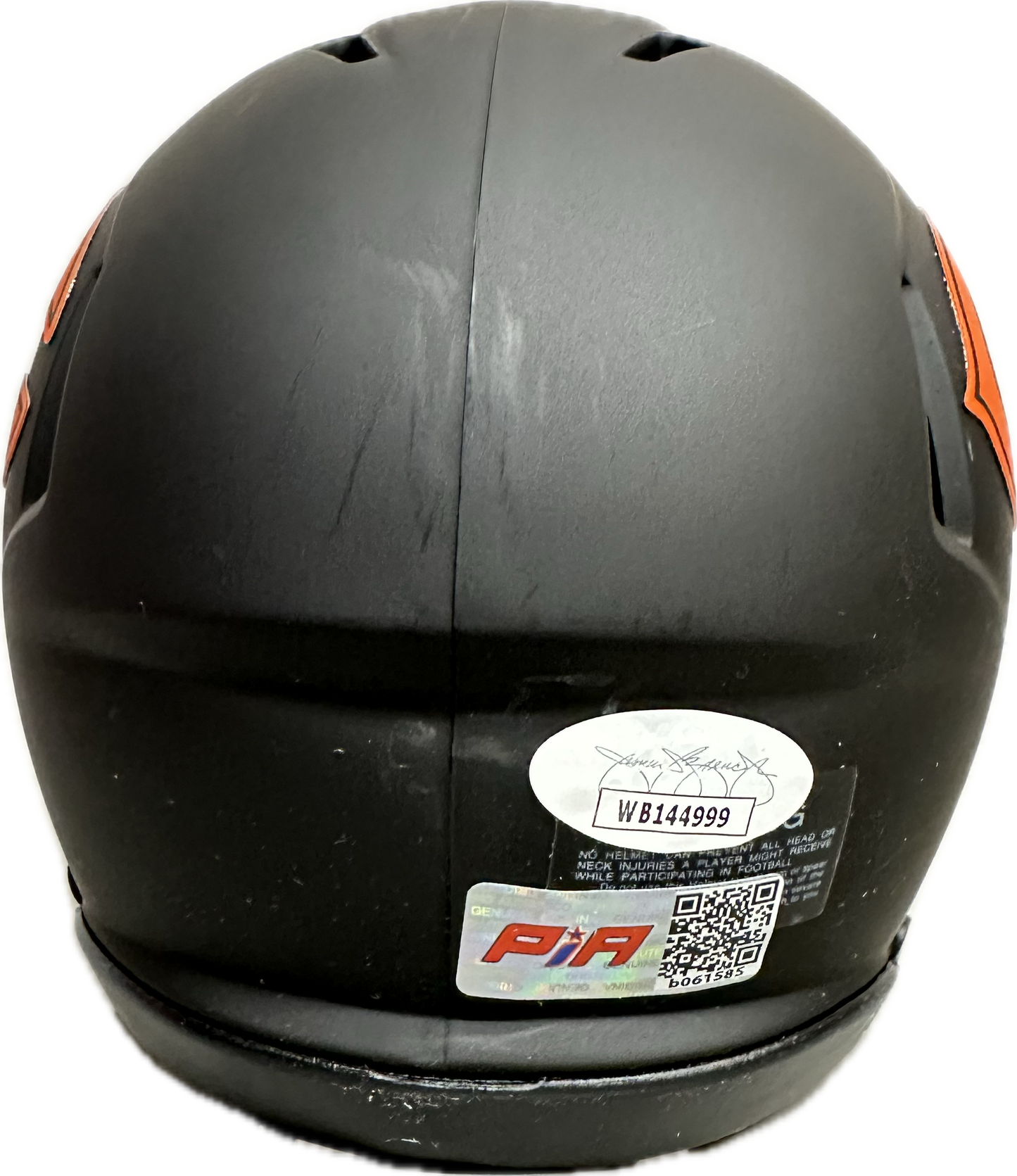 DJ Moore Chicago Black Signed Mini Football Helmet (JSA/PIA)