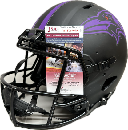 Ray Lewis Baltimore Full Size Eclipse Rep Football Helmet (JSA)