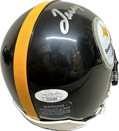 Terry Bradshaw Pittsburgh  Eclipse Signed Mini Football Helmet (JSA)