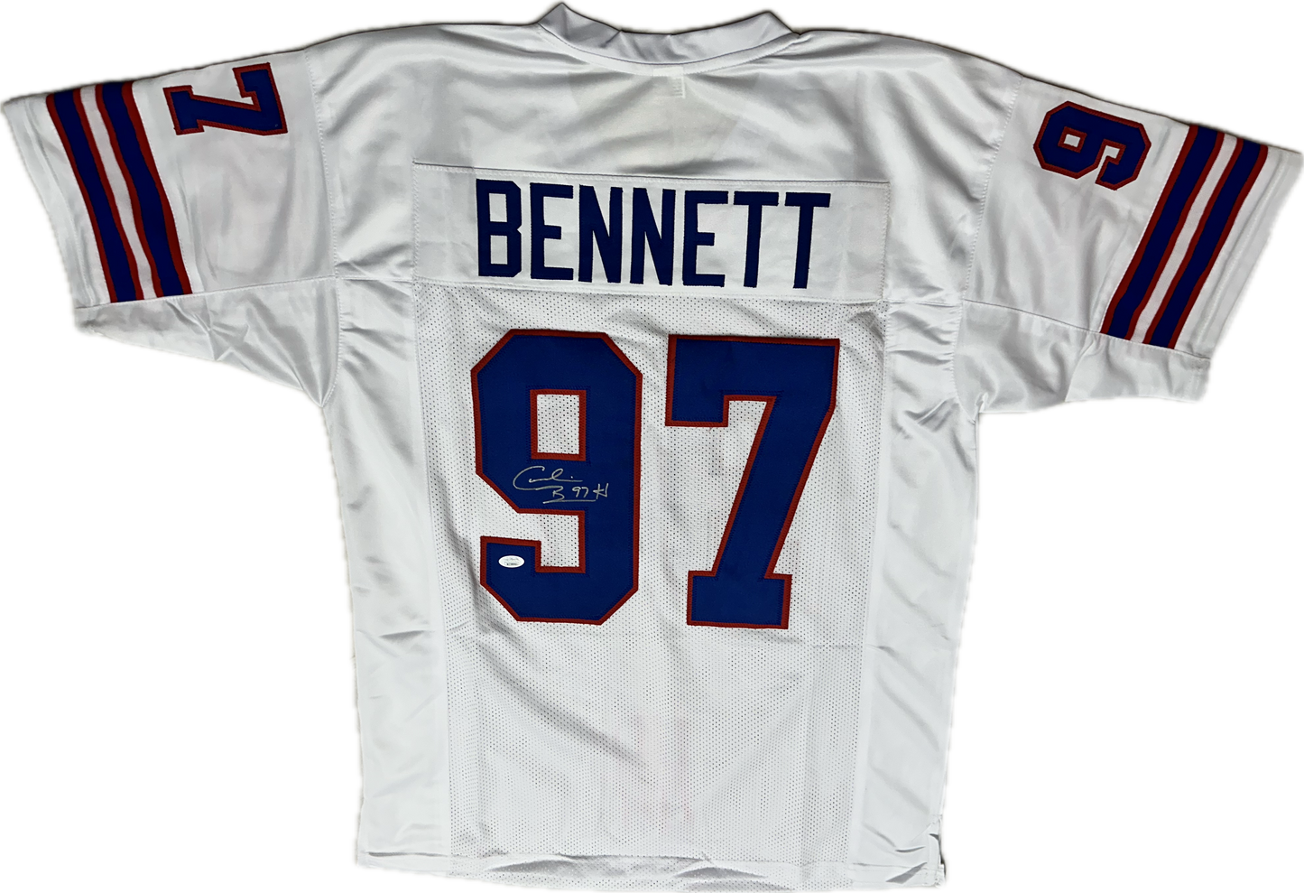 Cornelius Bennett Signed Custom Buffallo Football Jersey (JSA)