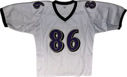 Todd Heap Custom Baltimore Autographed Football Jersey (JSA)