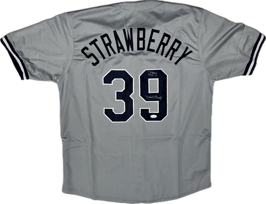 Darryl Strawberry Signed Custom San Diego Autographed Baseball Jersey (JSA)