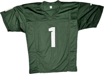 Jayden Reed Custom Michigan St. Autographed Football Jersey (Beckett)