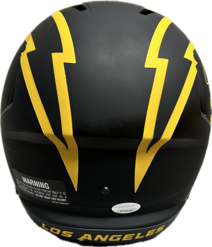 LaDainian Tomlinson Mega Inscription Chargers Eclipse Signed Full Size Football Helmet (JSA)