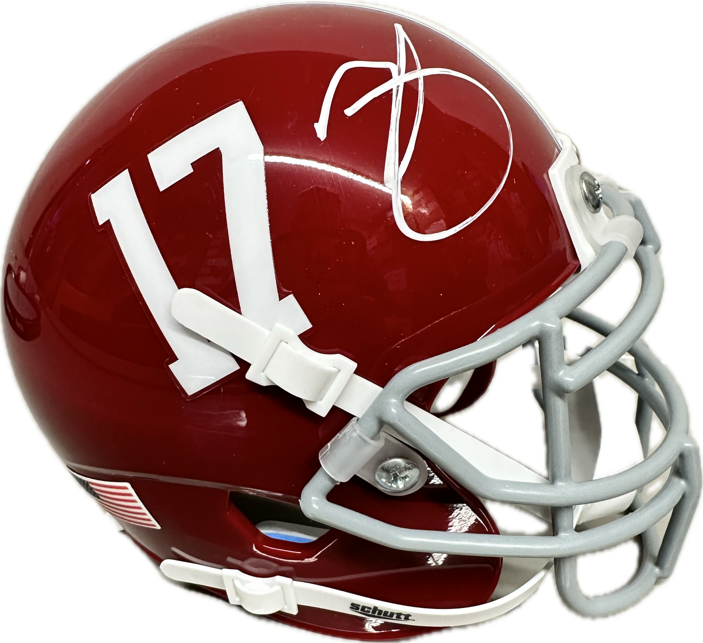 Minkah Fitzpatrick Alabma  Signed Mini Football Helmet (JSA)