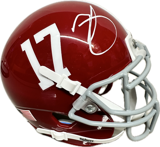 Minkah Fitzpatrick Alabma  Signed Mini Football Helmet (JSA)