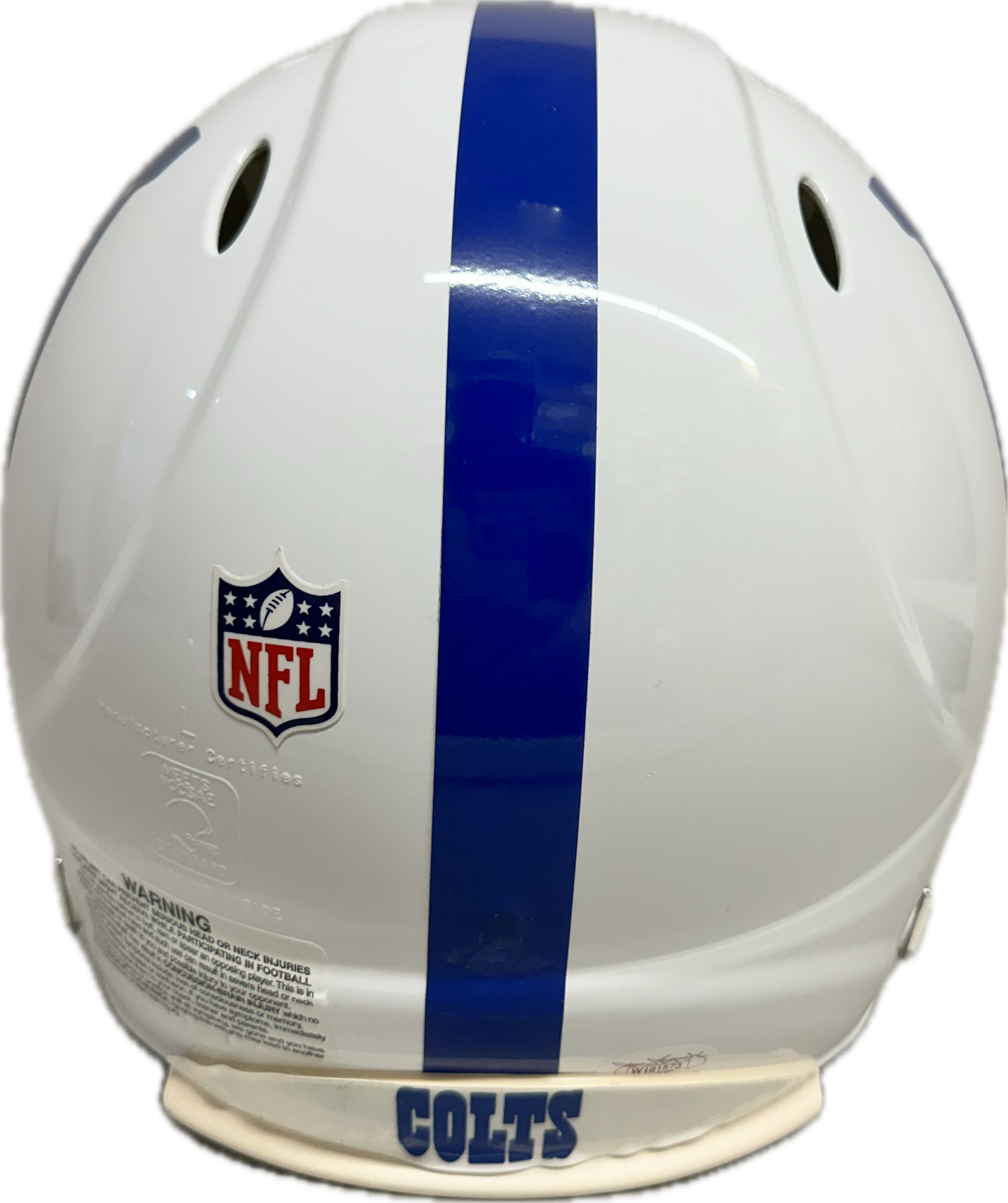 Peyton Manning Inscription "SB XLI MVP" Indianapolis Signed Full Size Football Helmet (JSA)
