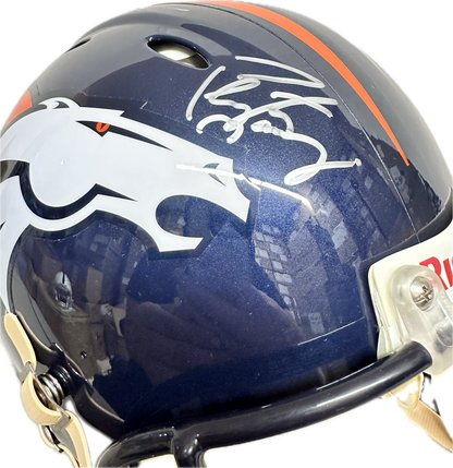 Peyton Manning Denver Signed Full Size Football Helmet (JSA)