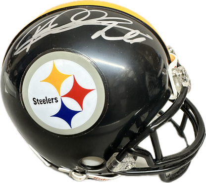 Rod Woodson Pittsburgh Signed Mini Football Helmet (JSA)