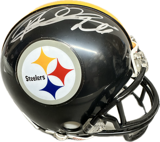Rod Woodson Pittsburgh Signed Mini Football Helmet (JSA)