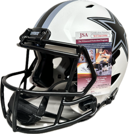 Ceedee Lamb Cowboys Full Size Football Helmet (JSA)