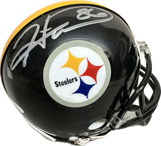 Hines Ward Pittsburgh Signed Mini Football Helmet (JSA)