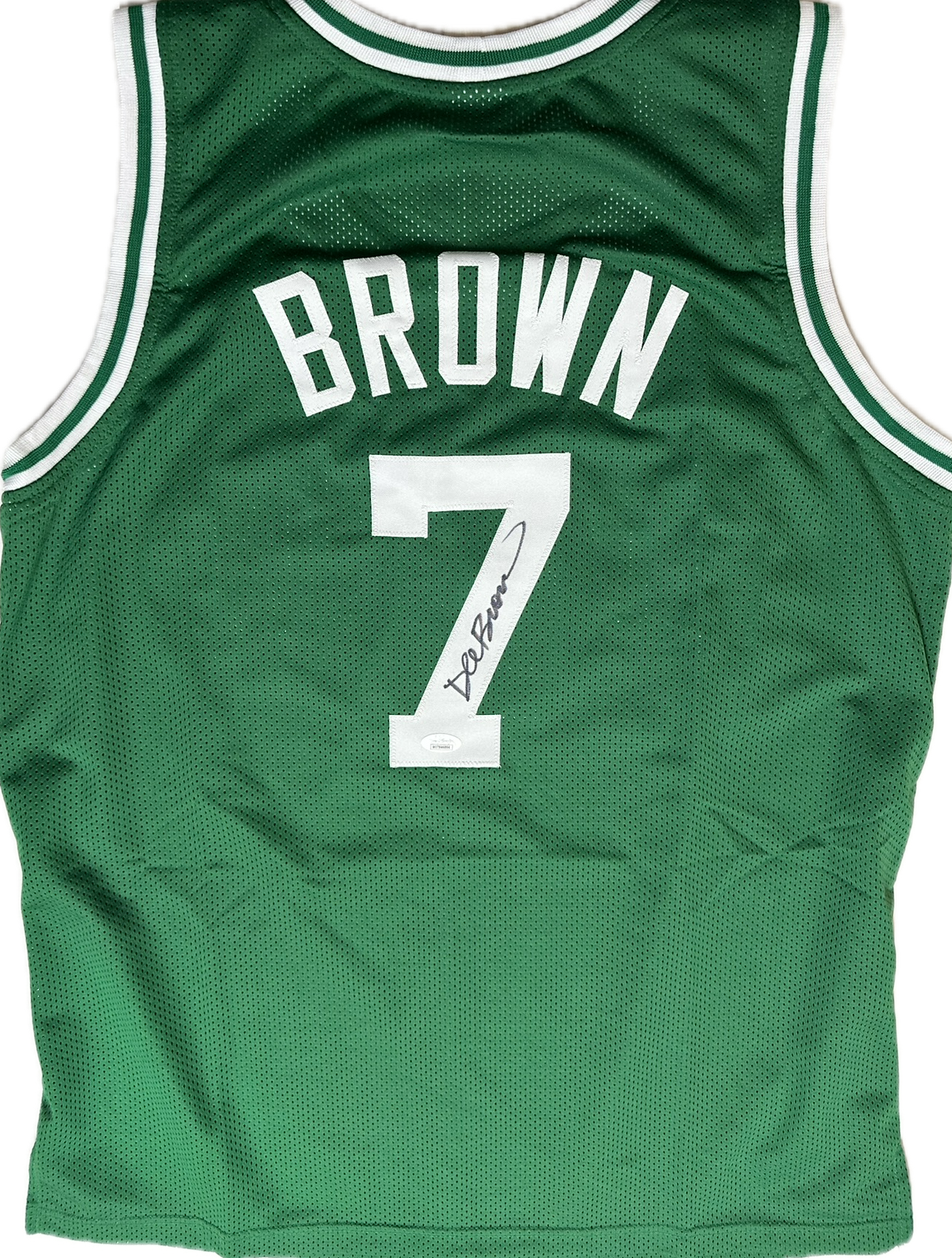 Dee Brown Autographed Boston Custom Basketball Jersey (JSA)