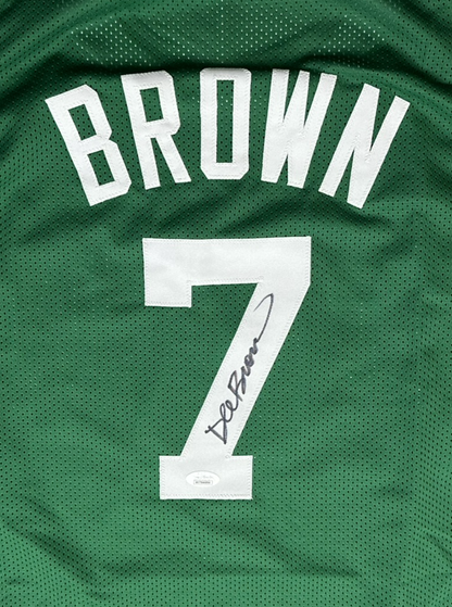Dee Brown Autographed Boston Custom Basketball Jersey (JSA)