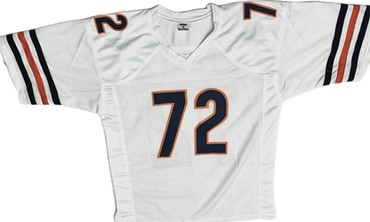 William "The Fridge" Perry Signed Chicago Custom White Autographed Football Jersey (PIA/JSA)