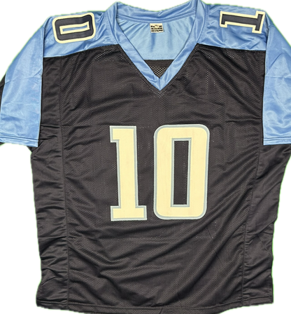 Vince Young Autograph Tennessee Custom Football Jersey (PIA)