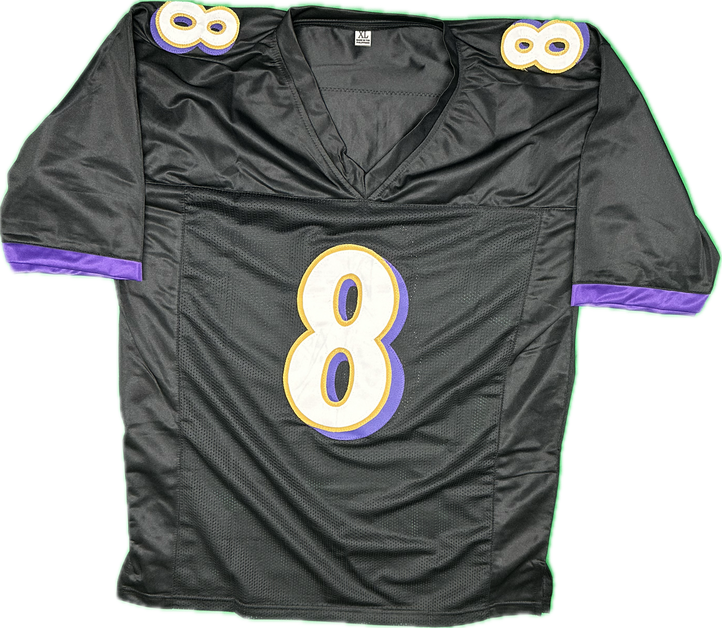 Lamar Jackson Custom Baltimore Black Autographed Football Jersey (JSA)