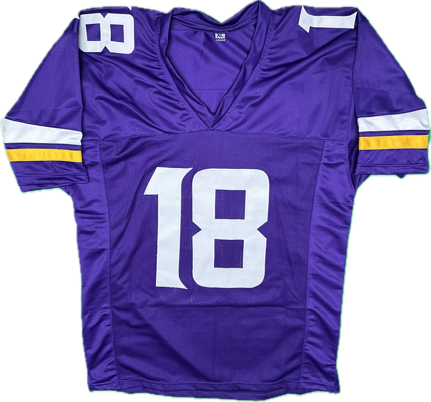 Justin Jefferson Signed Custom Purple Minnesota Football Jersey (JSA)