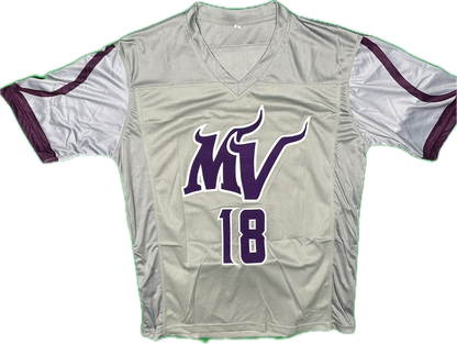 Justin Jefferson Signed Custom Grey Minnesota Football Jersey (JSA)