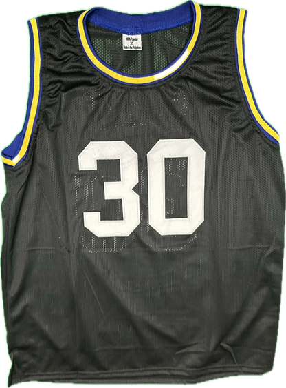 Stephen Curry Autographed Golden State Custom Black Jersey (JSA)