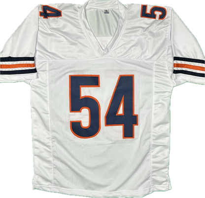 Brian Urlacher Signed Custom Chicago White Jersey (JSA)