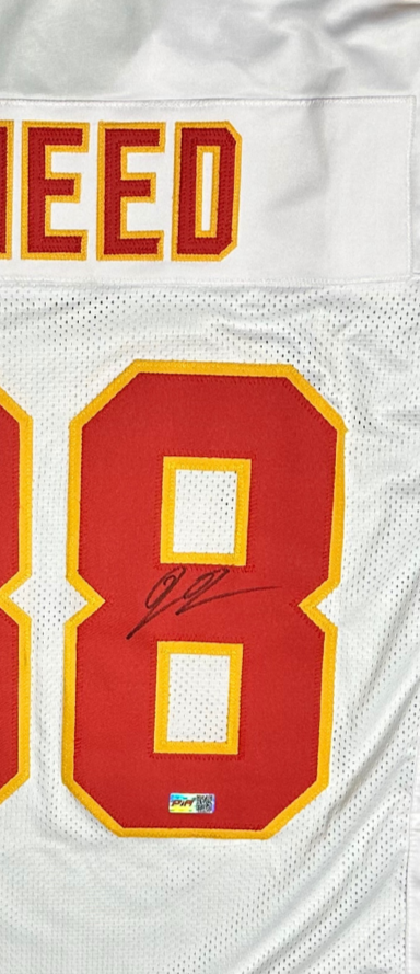 L'Jarius Sneed Signed White Super Bowl Chiefs Custom Autographed Football Jersey (PIA)