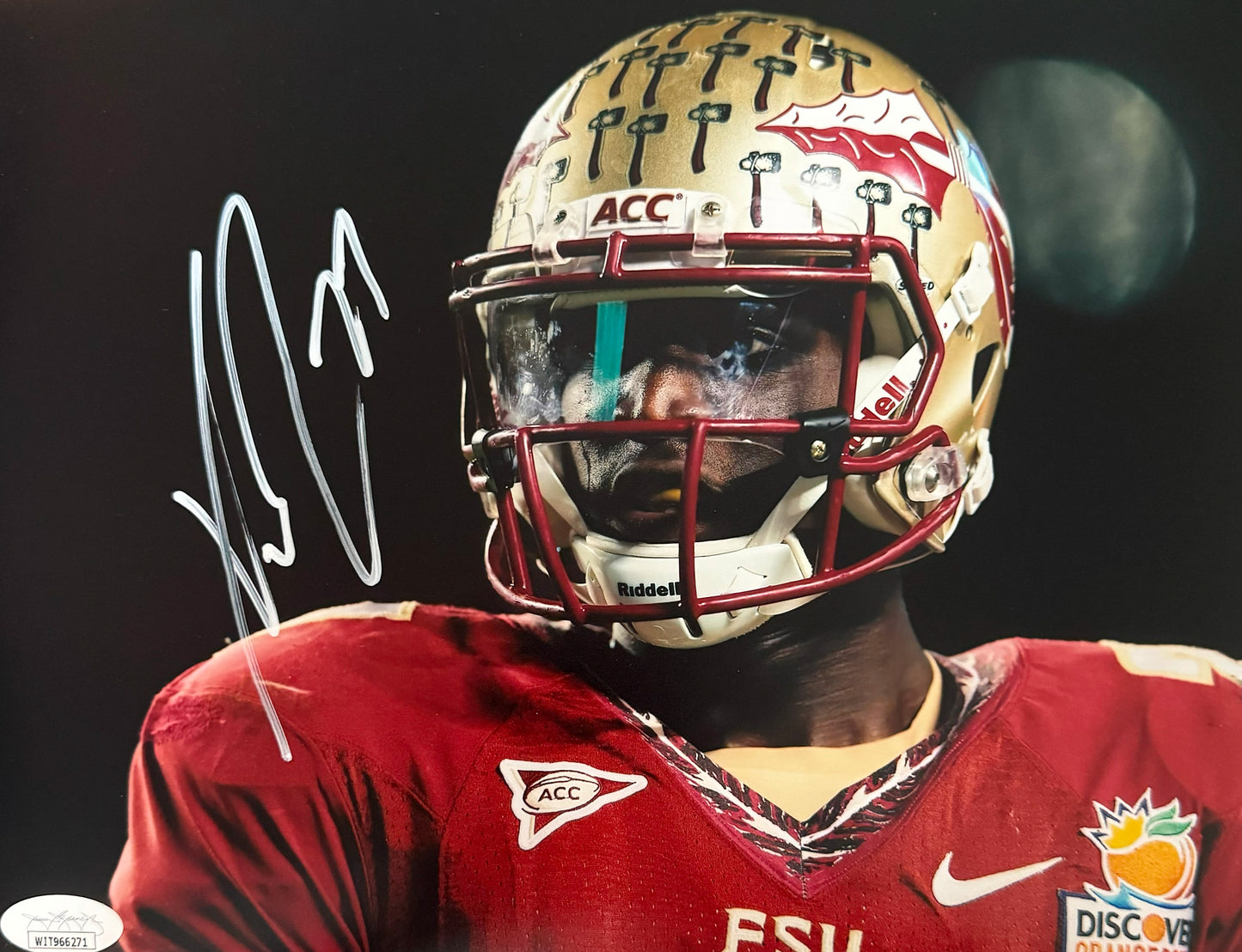 Xavier Rhodes FSU Autographed Photo 8x10 JSA