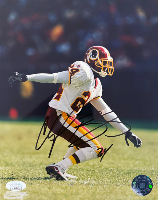 Champ Bailey Washington 8x10 Autographed Photo JSA