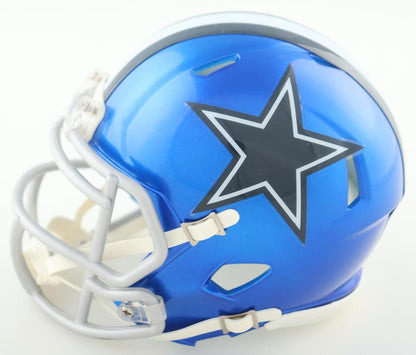 CeeDee Lamb Signed Dallas Flash Speed Mini Football Helmet (JSA)
