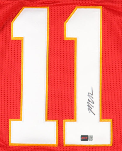 Marques Valdes Scantling Signed Chiefs Custom Autographed Football Jersey (PIA/JSA) Red MVS