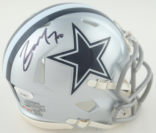 Zach Martin Signed Dallas Grey Speed Mini Football Helmet (PIA/JSA)