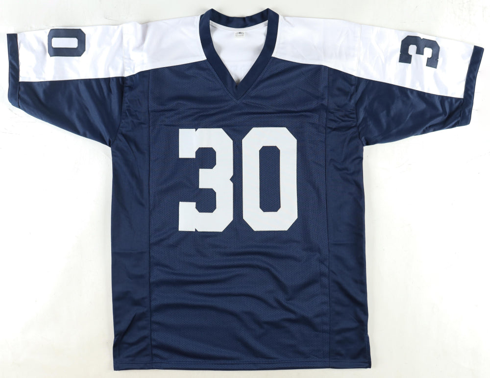 Juanyeh Thomas Signed Thanksgiving Custom Autographed Football Jersey (PIA/JSA)