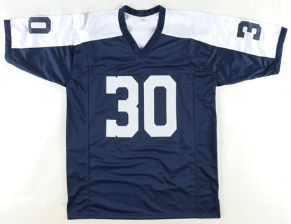 Juanyeh Thomas Signed Thanksgiving Custom Autographed Football Jersey (PIA/JSA)